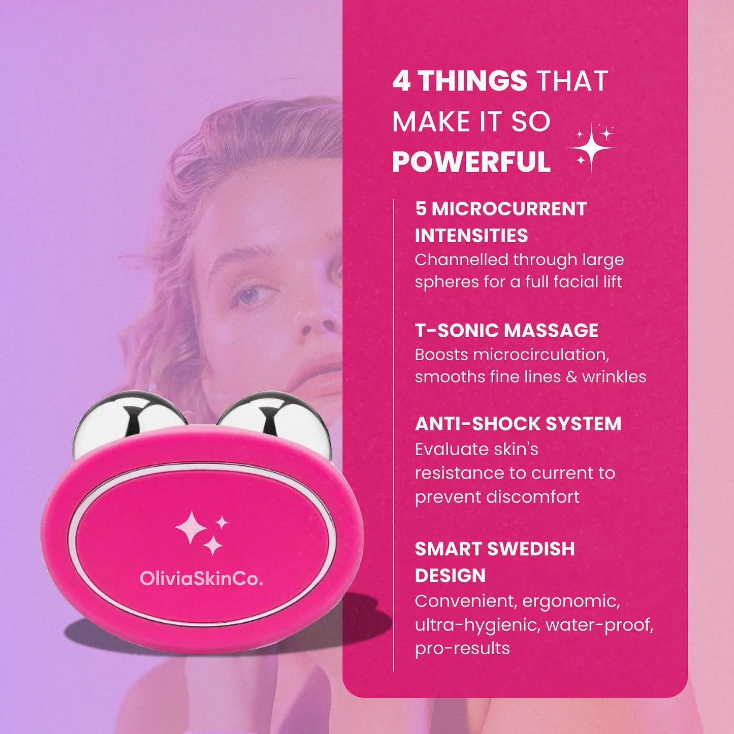 Mico™ - Dispositivo de microcorriente facial