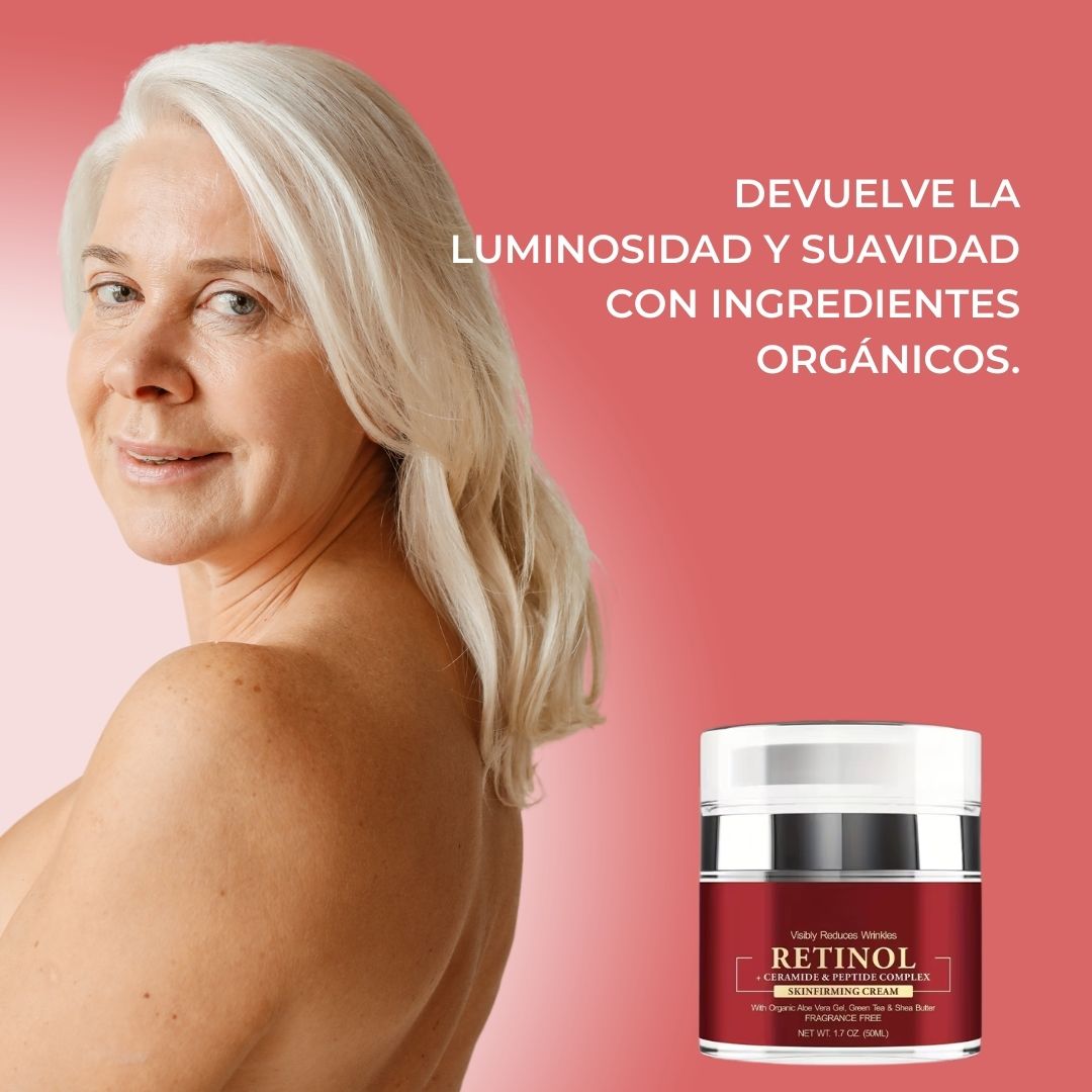 Crema con Retinol Antiarrugas y Reafirmante Hidratante