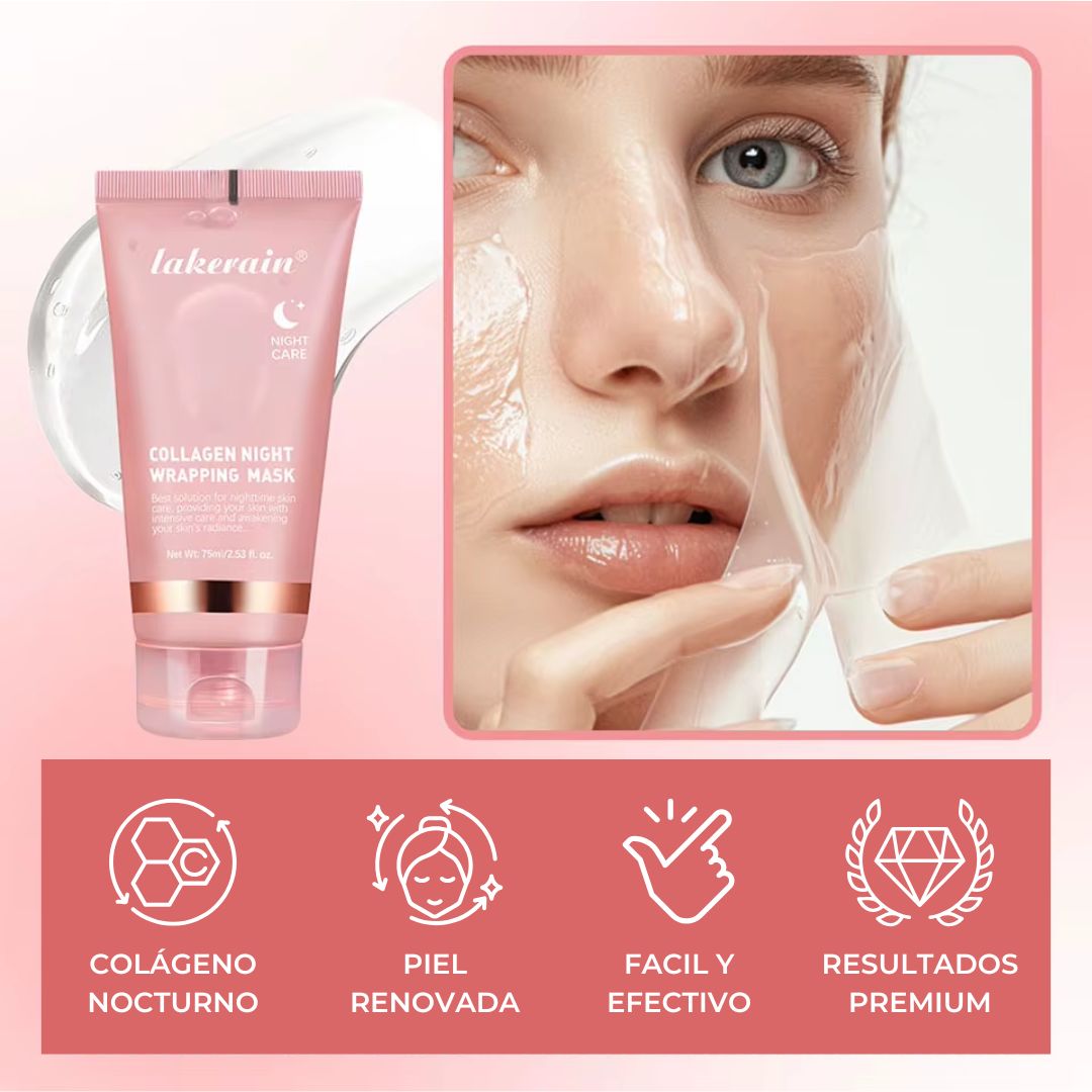 Mascarilla Facial Nocturna con Colágeno Hidratante