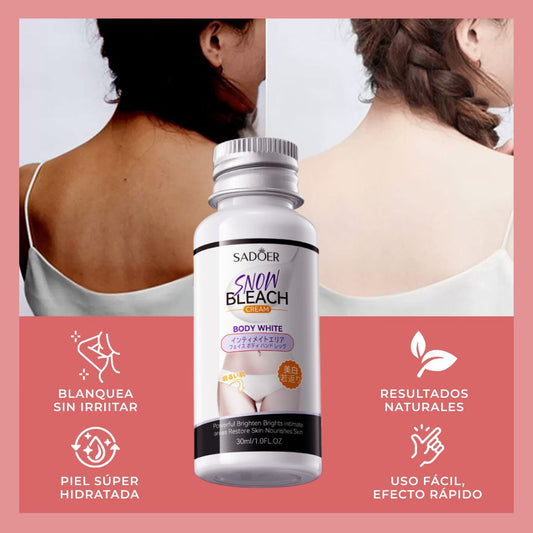 Crema Blanqueadora Íntima para Axilas, Ingles y Rodillas