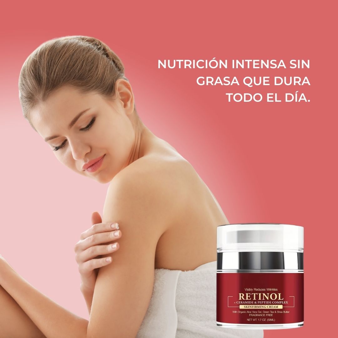 Crema con Retinol Antiarrugas y Reafirmante Hidratante