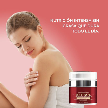 Crema con Retinol Antiarrugas y Reafirmante Hidratante